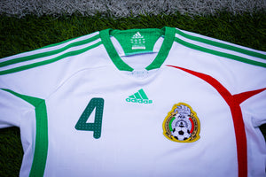 Jersey Selección Mexicana Rafael Márquez Version Jugador Visitante 2008 (Talla L)