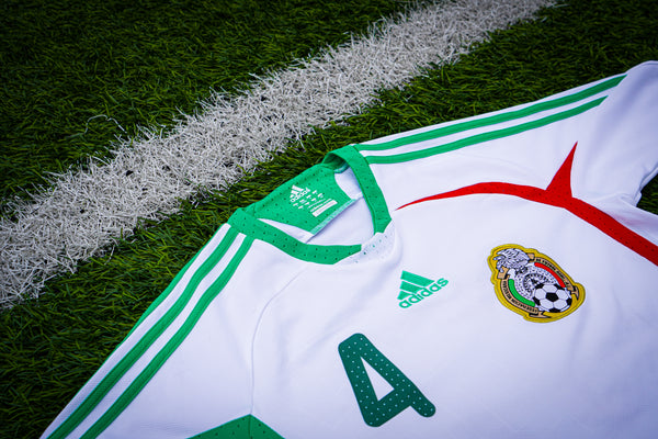 Jersey Selección Mexicana Rafael Márquez Version Jugador Visitante 2008 (Talla L)
