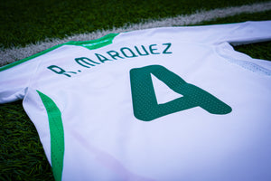 Jersey Selección Mexicana Rafael Márquez Version Jugador Visitante 2008 (Talla L)