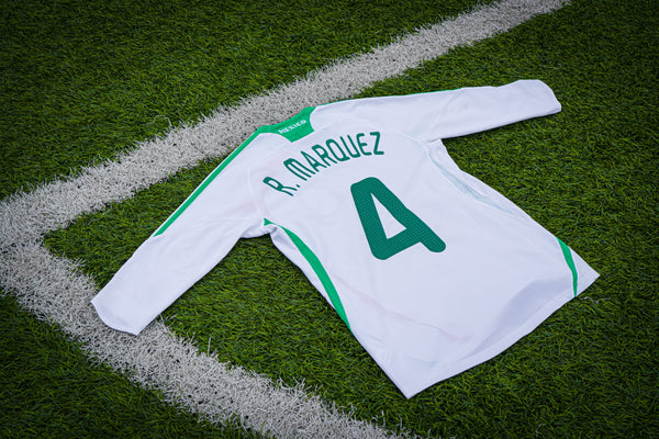 Jersey Selección Mexicana Rafael Márquez Version Jugador Visitante 2008 (Talla L)
