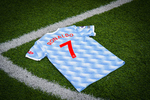Jersey Manchester United Cristiano Ronaldo Visitante Temporada 2021-22 (Talla M)