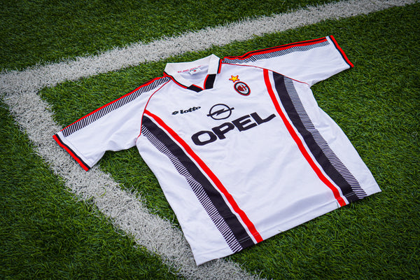 Jersey AC Milan Visitante Homenaje Franco Baresi Temporada 1997-98 (Talla L)