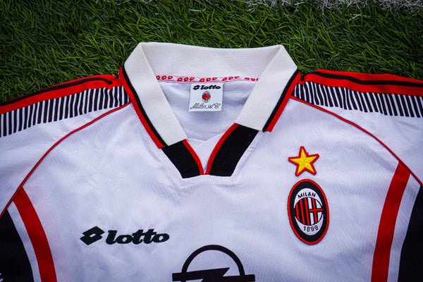 Jersey AC Milan Visitante Homenaje Franco Baresi Temporada 1997-98 (Talla L)
