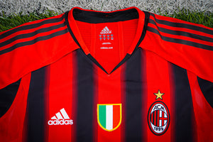 Jersey AC Milan Paolo Maldini Version Jugador Local Temporada 2004-05 (Talla M)