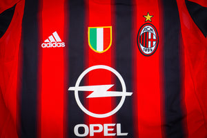 Jersey AC Milan Paolo Maldini Version Jugador Local Temporada 2004-05 (Talla M)