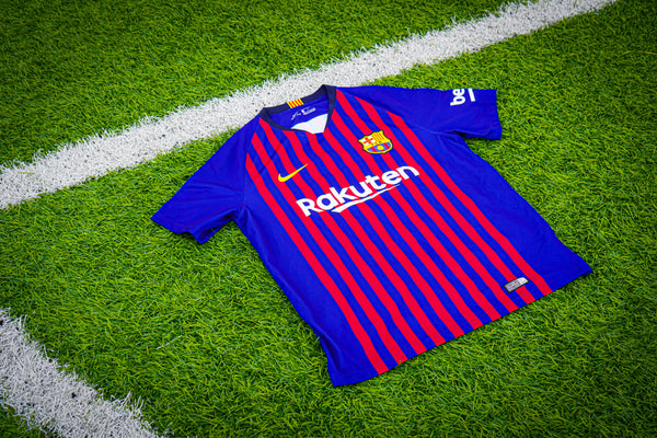 Jersey FC Barcelona Local Temporada 2018-19 (Talla L)