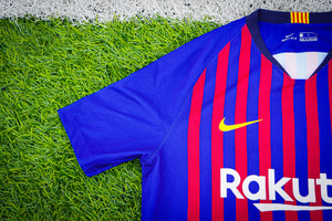 Jersey FC Barcelona Local Temporada 2018-19 (Talla L)
