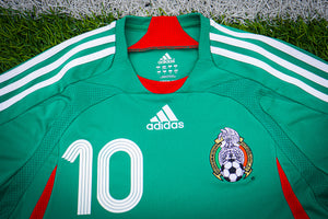 Jersey México Cuauhtémoc Blanco Local 2007-08 Manga Larga (Talla S)