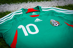 Jersey México Cuauhtémoc Blanco Local 2007-08 Manga Larga (Talla S)