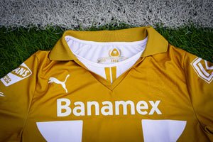 Jersey Pumas UNAM Kevin Quiñones Autografiada Local Temporada 2013-14 (Talla M)